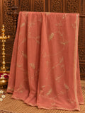 Embroidered Chiffon Saree