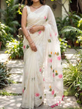 Printed Floral Saree